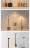 Table Lamp LED Touch Sensor Desktop Night Light Rechargeable Wireless Reading Lamp 3 Colors Adjustable Creative Ambient Light