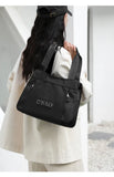 New Women's Bag Luxury Designer Oxford Cloth Handbag Women Shoulder Bag High Quality Fashion Solid Color Female Bags