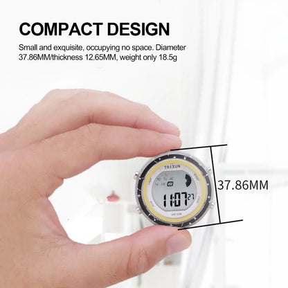 Motorcycle Digital Clock Waterproof Motorbike Stick-on Dashboard Car Clock Car Stick-On Mini Watch For Dashboard Boat Bike