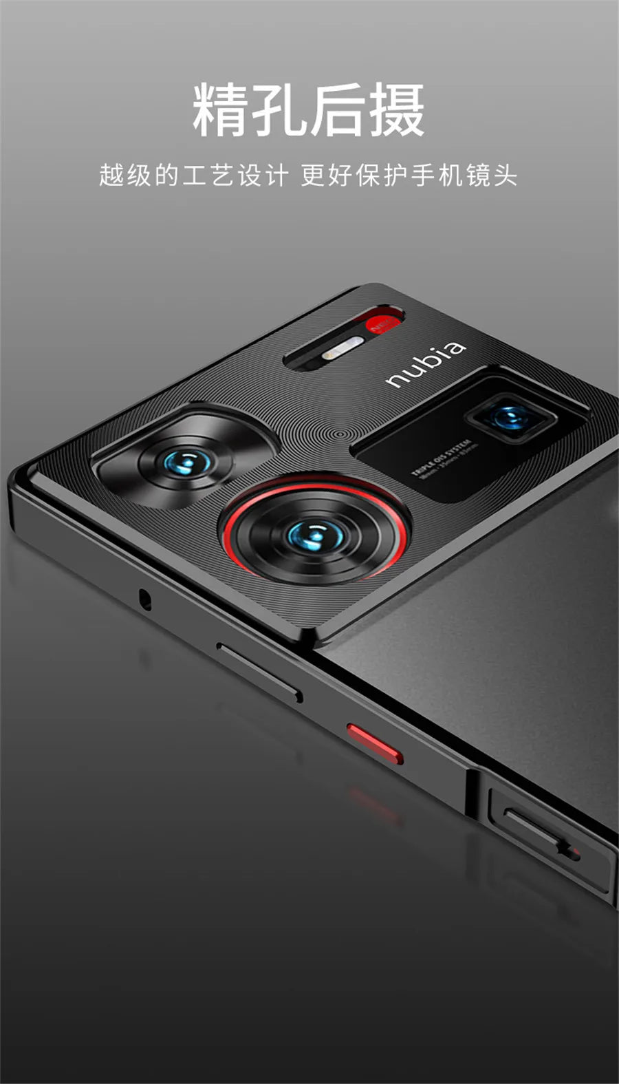 Funda con marco de metal magnético para Nubia Z60 Ultra, carcasa trasera de acrílico y metal, a prueba de golpes, ultrafina, para Nubia Z60 Ultra