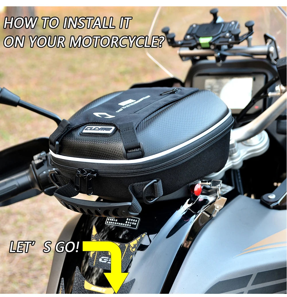 Motorcycle Tank Bag For BMW R1250GS R1200GS S1000XR F850GS R 1200 RT/R 1250 GS ADV F750 F900 XR Luggage Quick Lock Racing Backpa