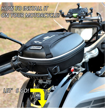 Motorcycle Tank Bag For BMW R1250GS R1200GS S1000XR F850GS R 1200 RT/R 1250 GS ADV F750 F900 XR Luggage Quick Lock Racing Backpa