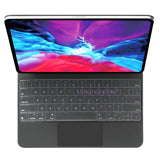 Funda con teclado para iPad Pro 12.9, Pro 11, Magic Keyboard 10.5, Air 5, 4, 3, 7, 8, 9 y 10, funda inteligente de silicona con protector de TPU, UE