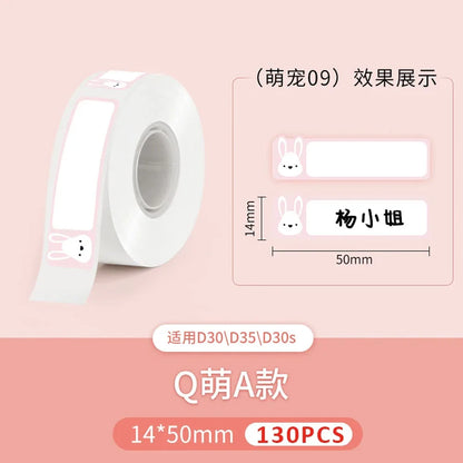 Phomemo D30 Q30/31 Mini Label Printer Paper Printing Label Waterproof Oilproof Scratch-Resistant Price Label Laser Sticker