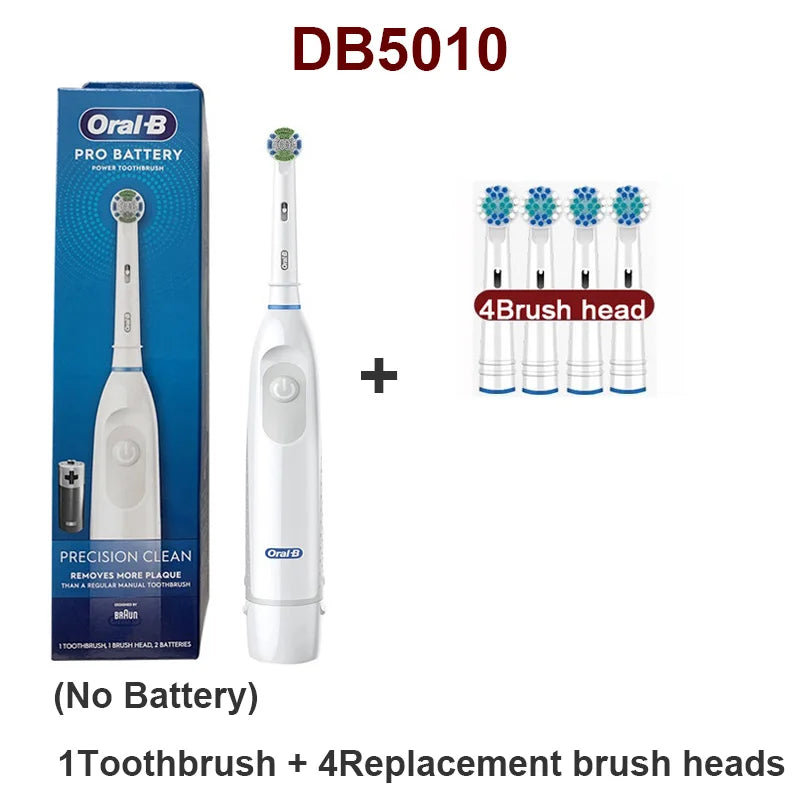 Oral B Electric Toothbrush Rotation Precision Clean Tooth Remove Plaque Adult Tooth Brush 5010 with Gift Replacement Brush Heads