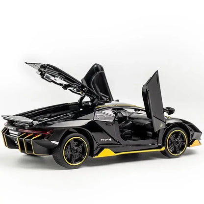 1:32 Lamborghinis LP770 LP750 Car Alloy Sports Car Model Diecast Sound Super Racing Lifting Tail Hot Car Wheel For Children Gift