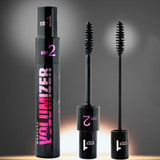 1PC 2in1 Black Double Purpose Mascara Waterproof Lengthen Lash Extension Sweatproof Curling Brushes Eye Fiber Mascara Eyelashes