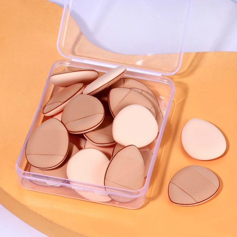 5/10/20Pcs Mini Finger Sponge Puff For Makeup Foundation Powder Detail Face Concealer Cream Blend Cosmetic Sponges Accessories