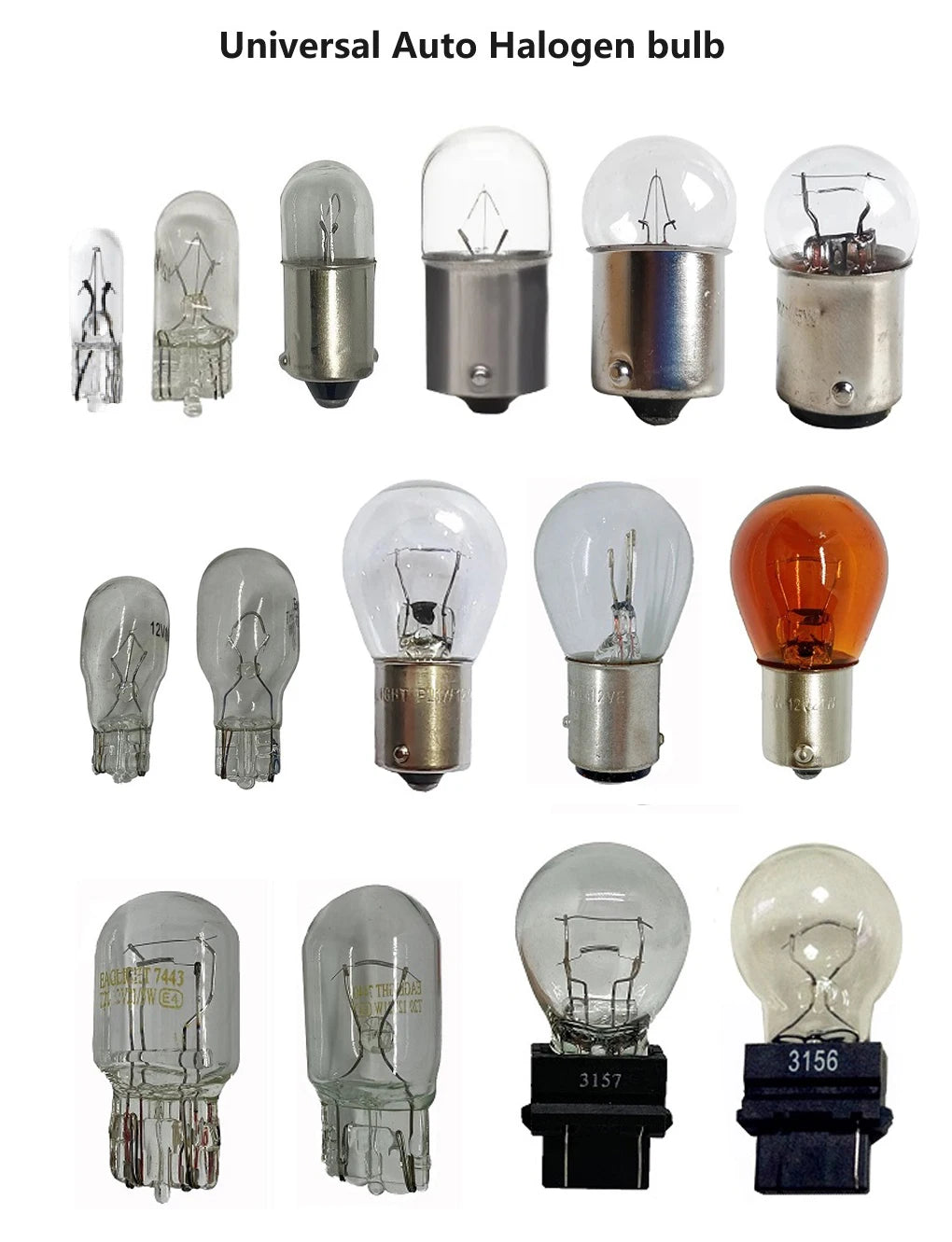 4/10P T5 T10 T13 T15 BA9S G18 Car Halogen Lamp Instrument Lights Bulb Auto Interior Light Car Styling T20 7440 7443 12V