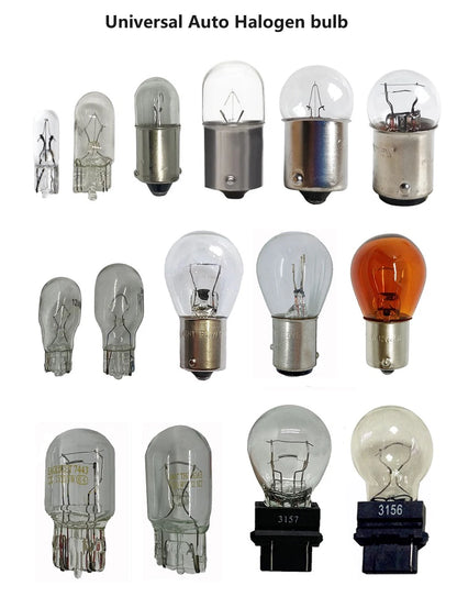 4/10P T5 T10 T13 T15 BA9S G18 Car Halogen Lamp Instrument Lights Bulb Auto Interior Light Car Styling T20 7440 7443 12V