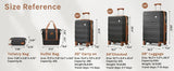 imiomo Travel Luggage Sets 5-Piece, Lightweight Durable Suitcase with Duffel Bag and Toiletry Bag, TSA Lock, Spinner Wheels