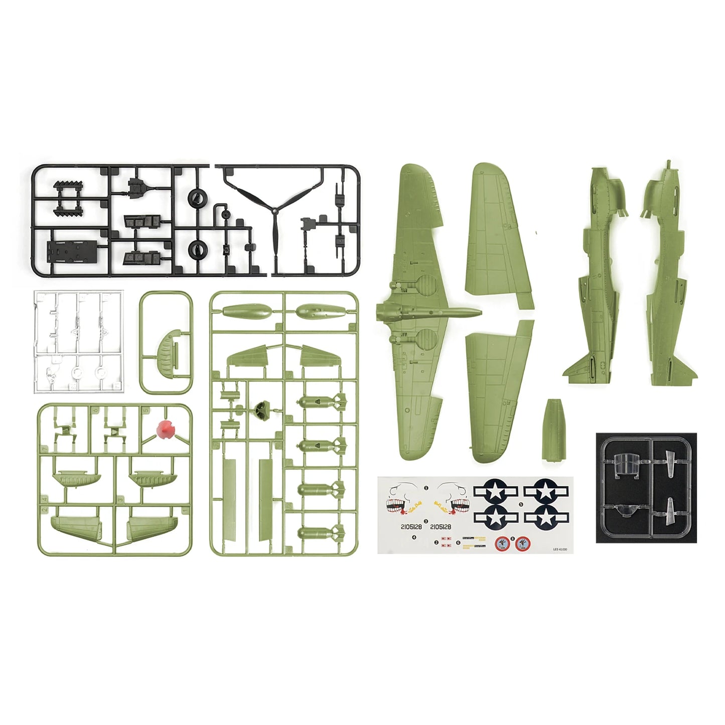 1/48 Scale WWII AirForce P-40 Tomahawk Military Flying Tigers P51 MUSTANG F4U BF109 Fighter Model Collection DIY Puzzle Toys