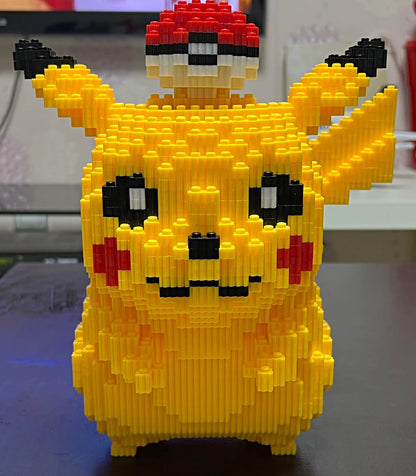5210 piezas Anime Pokémon Pikachu Diamante Micro bloques de construcción juegos modelo mini ladrillos figura difícil descompresión juguetes regalo