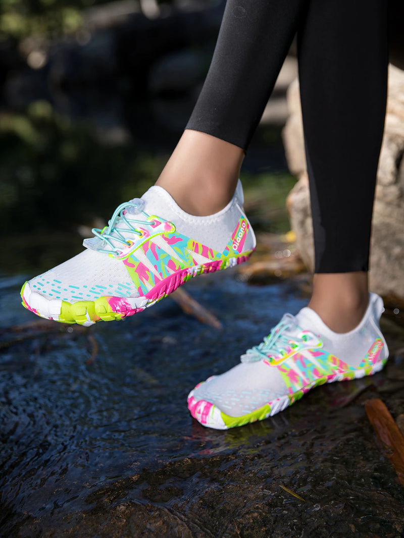 Oiaano Unisex Man Woman Shoes Anti-Non Slip Durable Black Water Barefoot Soft Sole Light Breathable Sport Outdoor Walk Running