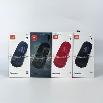 Original JBL FLIP 6 Bluetooth Speaker FLIP6 Portable IPX7 Waterproof Outdoor Stereo Bass Music Track Speaker Independent Tweeter