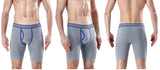 2024 New Style Cotton Fly Boxer Long Leg Underwear For Men Shorts Big Size And Panties Homme Luxury Brand Boxerhomme Underpants