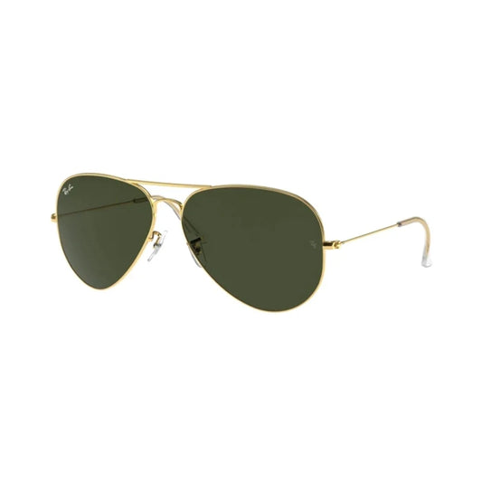Rayban original 3026 Aviator Glass Lenses 62mm Sunglasses Unisex Oval Classic Metal Thin Frame in box