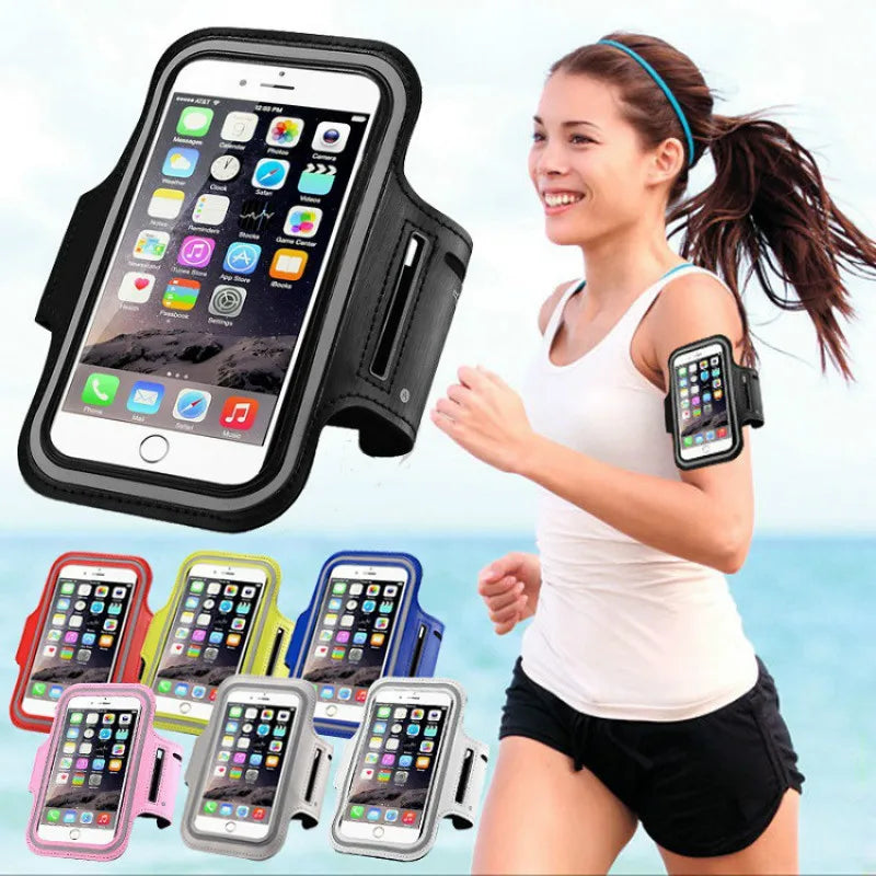 Mobile Phone Armband Outdoor Sports Smartphone Holder Gym Running Phone Bag Arm Band Cases Universal for 4-7inch Cell Smartphone