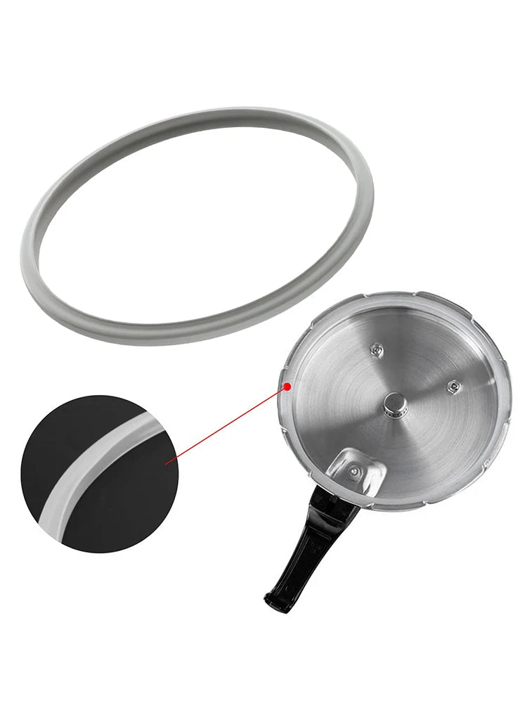 Pressure Cooker Sealing Ring Silicone Grey Replacement Gasket 18cm 22cm 24cm 26cm Seal Ring Kitchen Cookware Accessories
