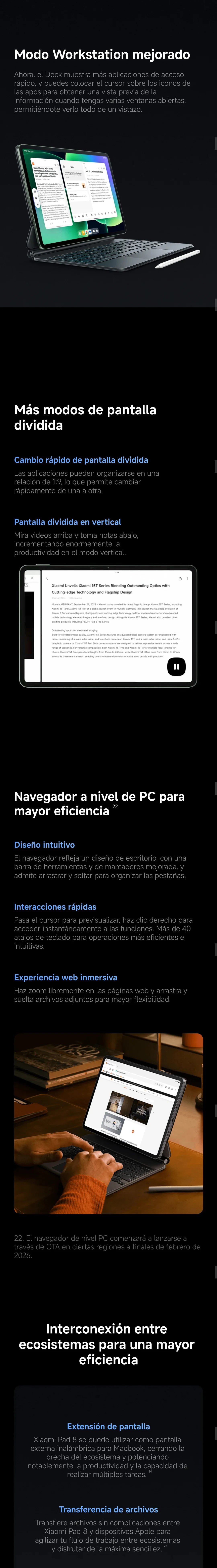 Tablet Xiaomi pad 8 11.2 polegadas 3.2K 144Hz - Snapdragon 8s Gen 4 bateria de 9200 mAh wi-fi 7