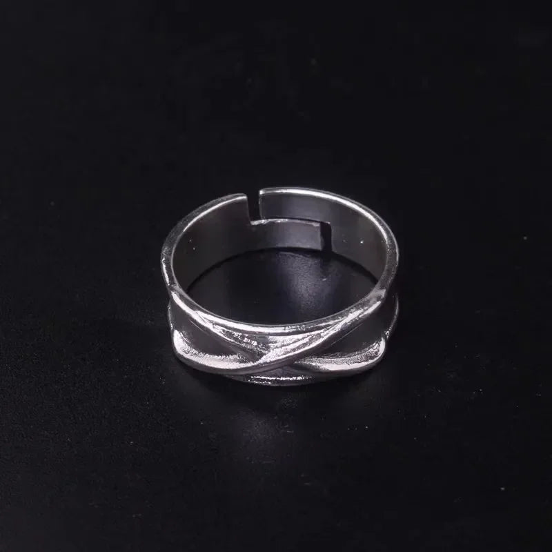 Dragon Ball Z Anime Black Goku Rings Dark Zamasu Figures Accessories Handsome Metal Jewelry Cosplay Ring Kid Toy Birthday Gifts