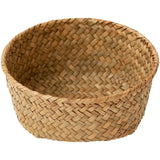 Imitation Rattan Rattan Storage Baskets Sundries Organizer Home Desktop Decoration Kitchen Storage Basket Vegetable Fruit