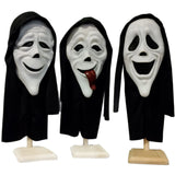 Máscara de Terror para Cosplay de Halloween (Grito), Máscara de Esqueleto Respirável para Festas de Terror e Role-Playing de Halloween