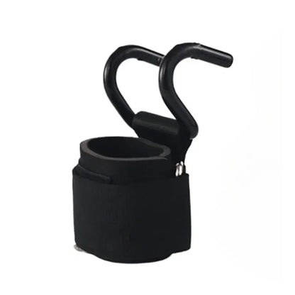1PC Weight Lifting Hook Grips with Wrist Wraps Gym Hand-Bar Wrist Strap  Fitness Hook Weight Strap Pull-Ups Power Lifting Gloves