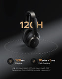 UGREEN Studio Pro 48dB ANC Wireless Headphones Over Ear Bluetooth Earphones Active Noise Cancellation Hi-Res LDAC 120h Playtime