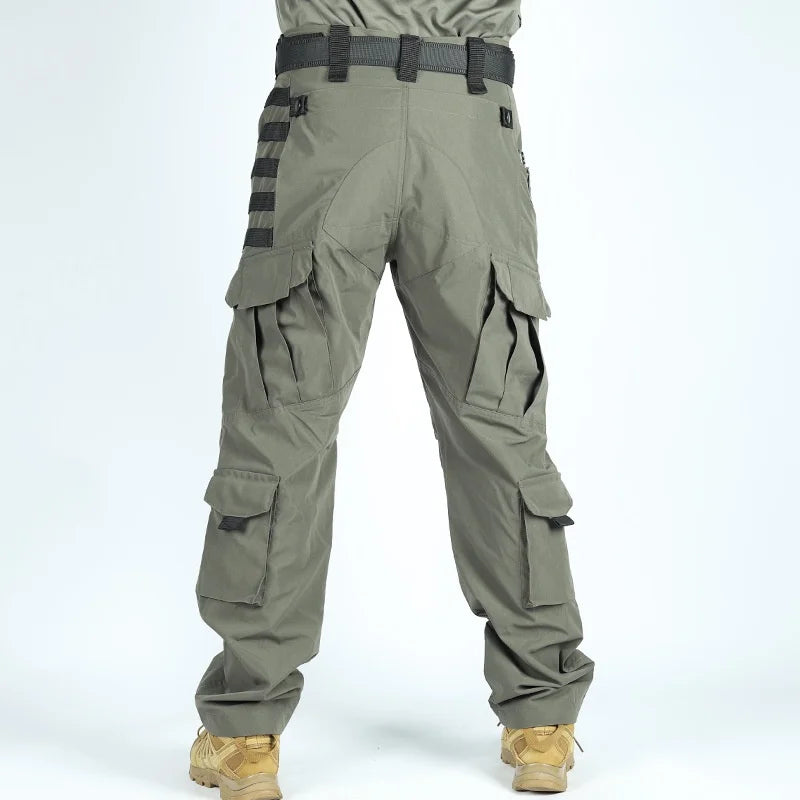 Men's Urban Ops Tactical Cargo Pants Work Casual Water Resistant Hiking Climbing Pants for Men Combat Trousers Army Combat Pants
