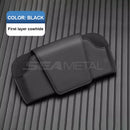 SEAMETAL Cowhide Sun Visor Glasses Holder Premium Leather Wear-Resistant Sunglasses Protective Box Auto Eyeglasses Storage Case