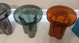 Artistic Glass Coffee Tables, Creative Design End Tables for Living Room , Stylish Accent Tea Table with Various Sizes & Colors