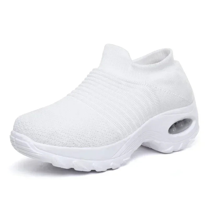 Zapatillas ortopédicas versátiles para mujer, zapatos de plataforma informales, antideslizantes y resistentes al desgaste.