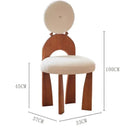 Nordic Bedroom Makeup Chair Modern Dresser Accent Wooden Dining Chair Luxury Relax Minimalist Design Home Furniture Cadeira LLMC