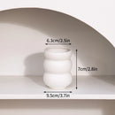 Ceramic Flower Vase Retro Table Decorative Vase Dried Flower Arrangement Pot Home Wedding Gifts Aesthetic Vase Desktop Ornament