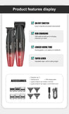 VGR Hair Trimmer Professional Hair Clippers Adjustable Hair Cutting Machine 9000 RPM Cordless Clippers and Trimmers Set V-640 S3