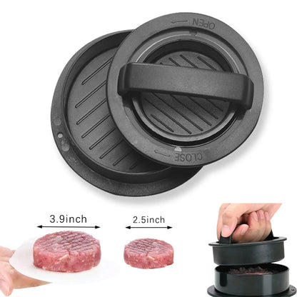 Stainless Steel Smash Burger Press Hamburger Patties Meat Masher Circular Meat Press Mold for Deli Meats Kitchen Accessories
