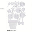 Floral metal cutting dies for DIY paper card embossing, scrapbooking, and album decoration