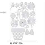 Floral metal cutting dies for DIY paper card embossing, scrapbooking, and album decoration