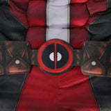Adult Deadpool Costume Men Women Kids Cosplay Mask Suit Jumpsuit Backpack Knife Accessories Superhero Halloween Costume Child