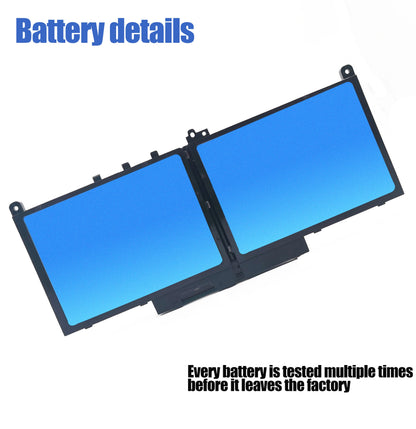 E7470 E7270 J60J5 Laptop Battery Compatible with Dell Latitude E7470 E7270 7470 7270 Series Type 0MC34Y MC34Y R1V85 242WD GG4FM