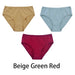 Beige Green Red