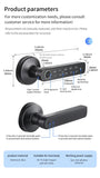 Tuya App Bluetooth Smart Fingerprint Door Lock Password Mechanical Key NFC Unlocking For Wooden Door Handle Lock IP54 Rainproof
