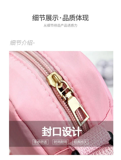 MINISO Disney 2024 New Princess Series Crossbody Bag "Frozen 2" Elsa Sophia Cartoon Shoulder Bag Girls Casual Fashion Handbag