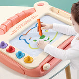 Prancheta de Desenho Infantil com Temática de Desenho Animado – Brinquedo Educativo Montessori: Lousa Magnética para Escrita e Desenho