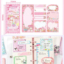 Cute Cartoon Sticky Notes Set 9 Designs 180 Sheets Foldable Memo Pads for Office School Journaling and Desk Organization