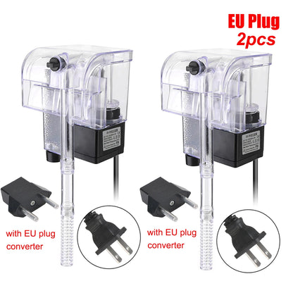 Purificador de agua sumergible con oxígeno, minibomba de agua, filtro para acuario, 250 l/h, enchufe UE/EE. UU., accesorios para acuario.