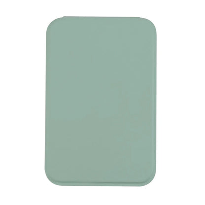 Woman MINI Folding Makeup Mirror High-quality Portable Pocket Makeup Mirror Single-side Creative Women Solid Color Handle Desk