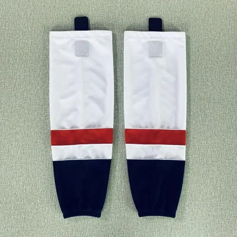 1 Pair Multiple Colors Knit Ice Hockey Socks 100% Polyester Team Training Socks Practice Socks Hockey Equipment Sports Sock
