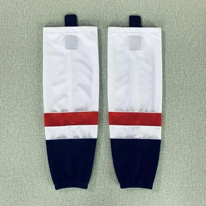 1 Pair Multiple Colors Knit Ice Hockey Socks 100% Polyester Team Training Socks Practice Socks Hockey Equipment Sports Sock